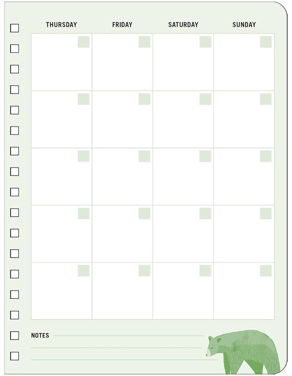 Art of the National Parks Undated Planner